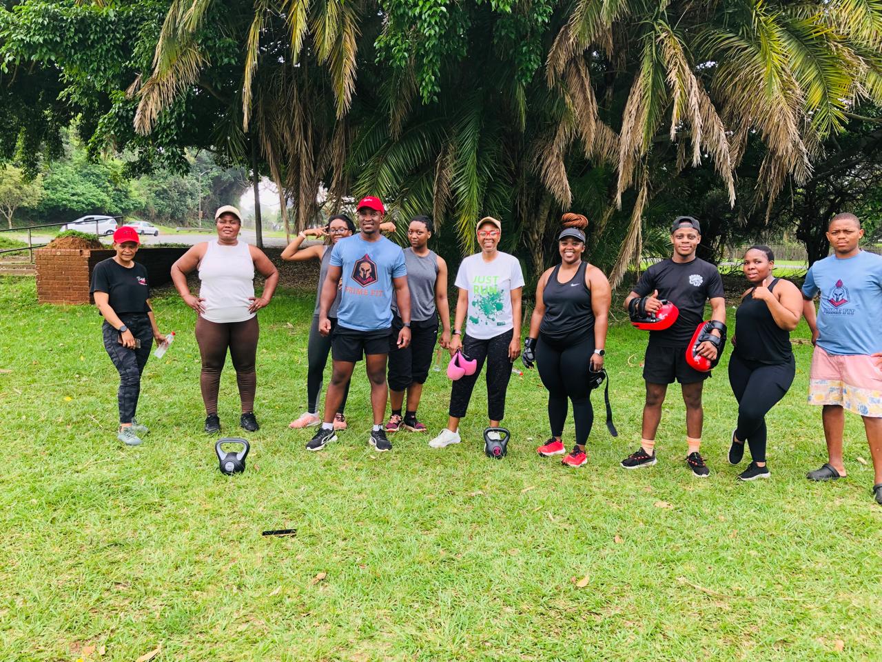 Prime-Fitness group training outdoors
